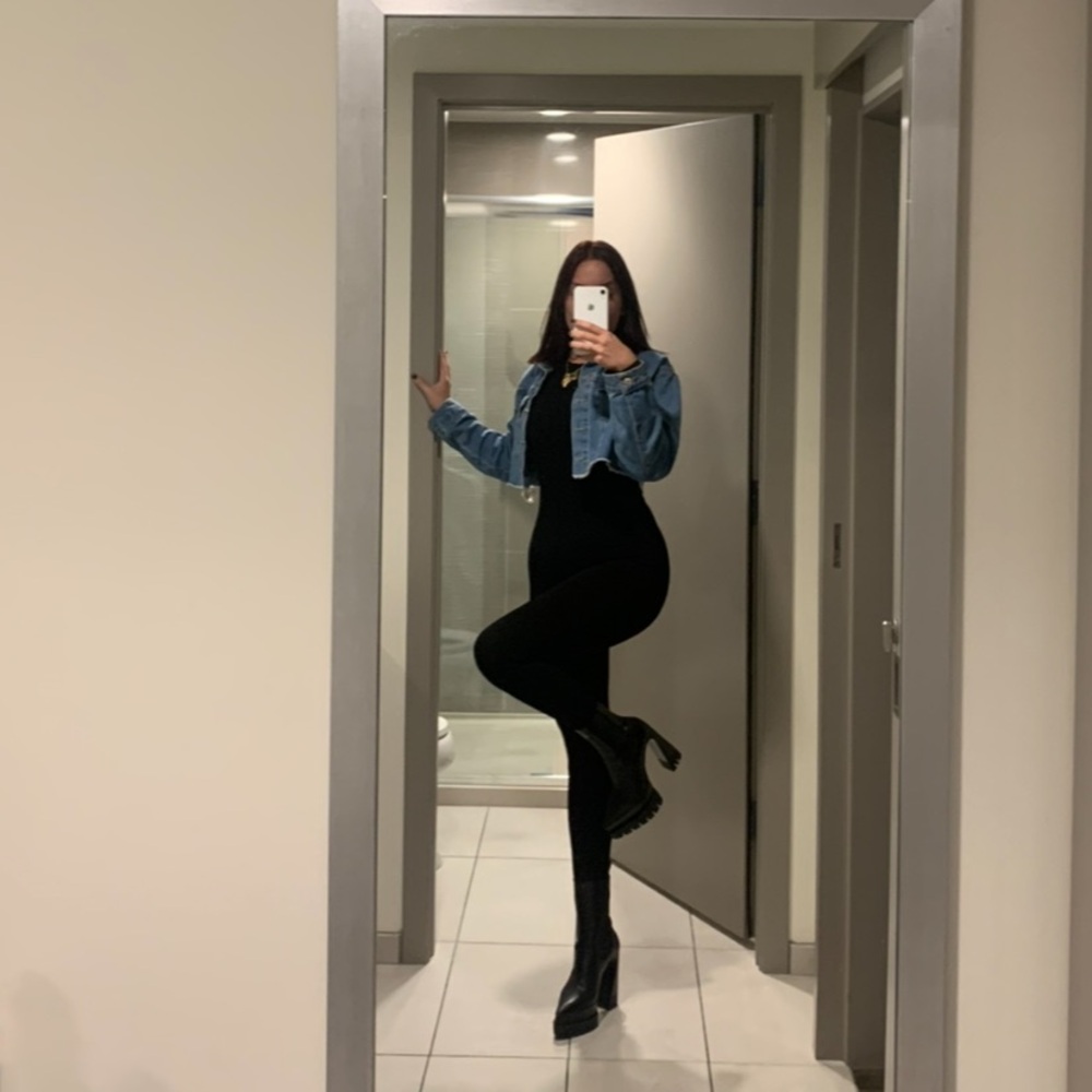 Black jumpsuit